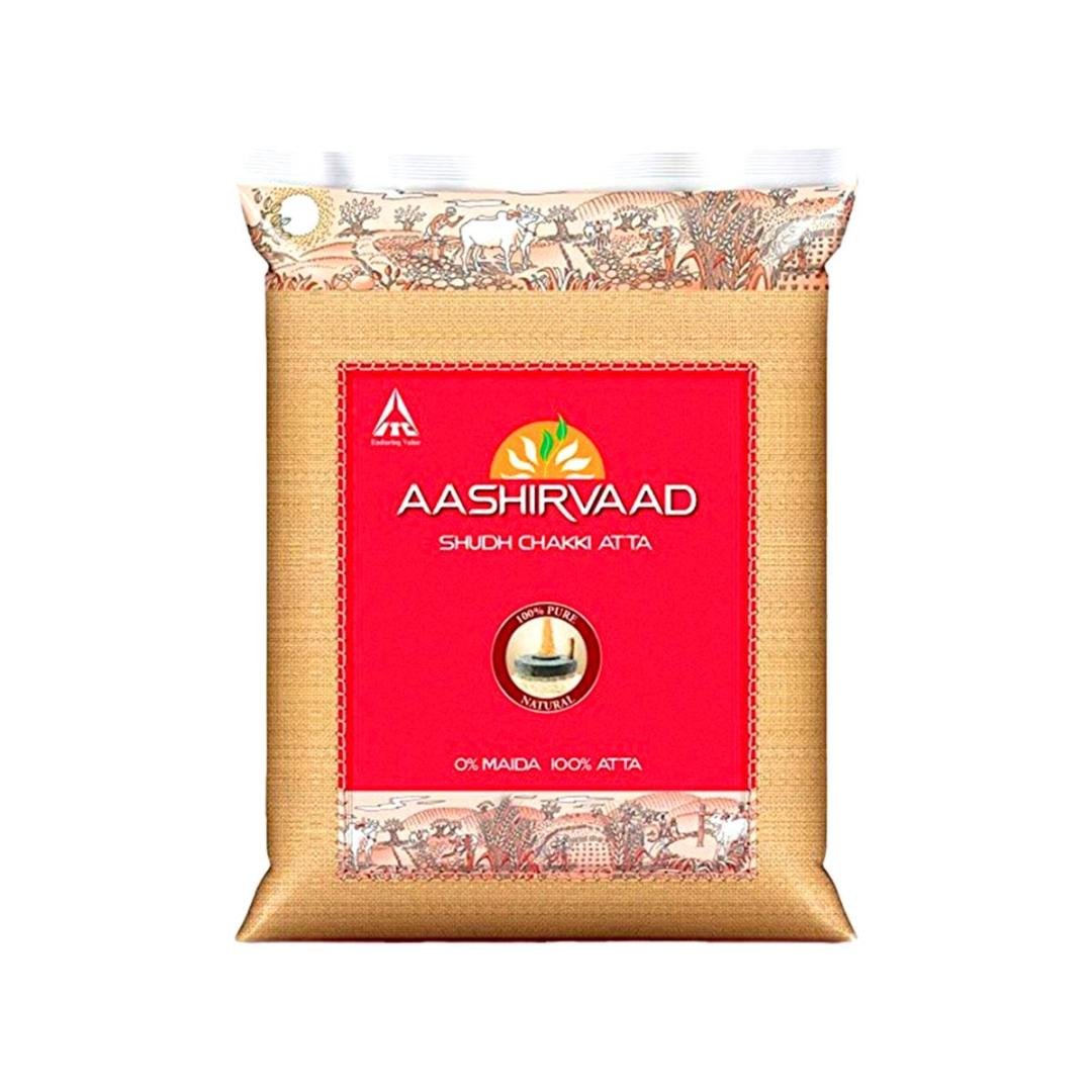 AASHIRVAAD CHAKKI ATTA WHEAT FLOUR 5kg