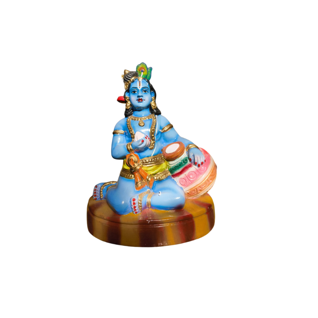Baby Krishna (Blue with pot) சிலை
