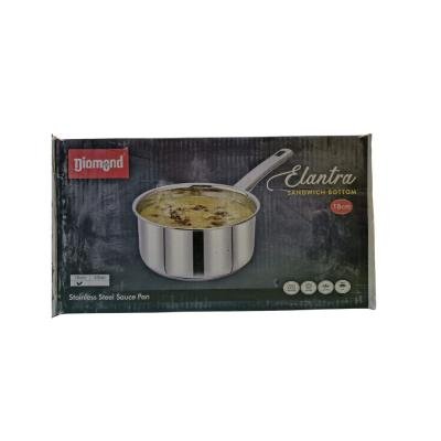 Diamond Elantra Sandwich Bottom SS Sauce Pan