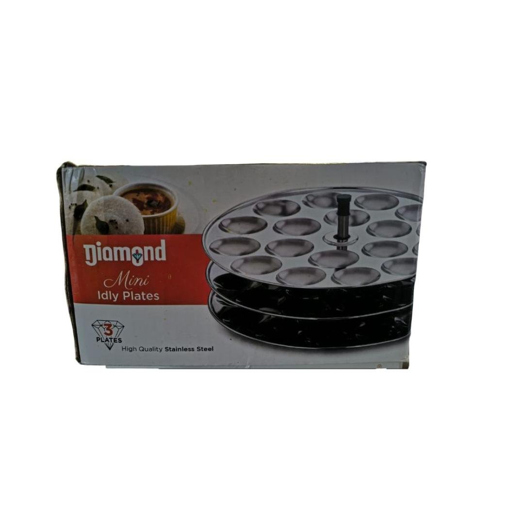Diamond Mini Idly plates 3 Plates