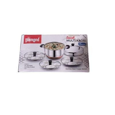 Diamond Multi Kadai 15 Idlies