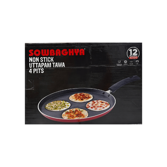 SOWBAGHYA - UTTAPAM TAWA - 4 FOSSES