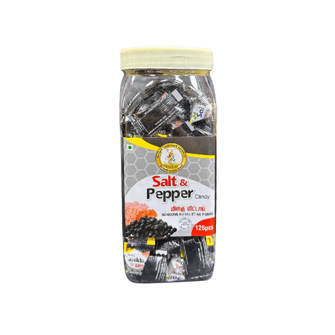 Chozhan - Salt & Pepper Candy - 125 Pcs