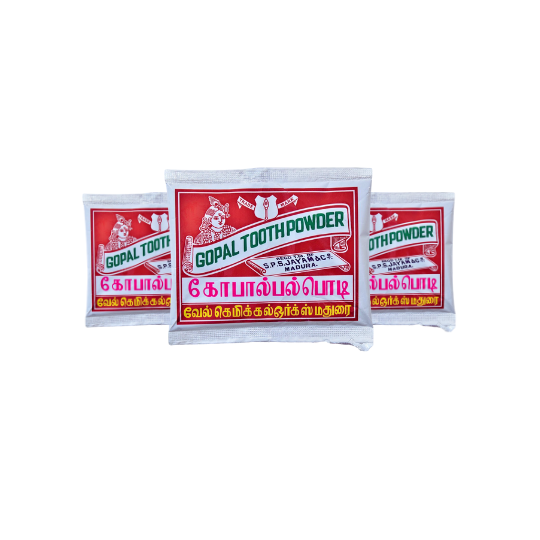 Gopal Toothpowder - 15 G x 3 Pcs