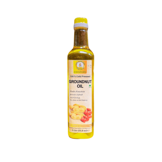 Chozhan - Huile d'arachide pressée à froid - 1 L