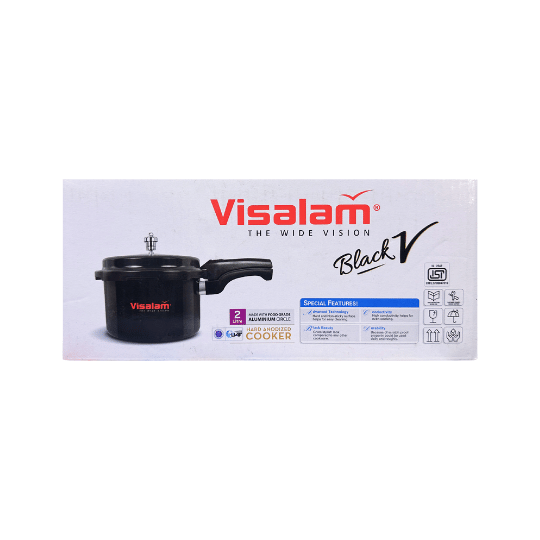 VISALAM - PRESSURE COOKER - BLACK V