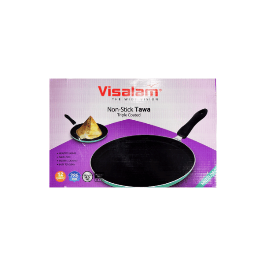 VISALAM - NON STICK TAWA - TRIPLE COATED - 285 MM
