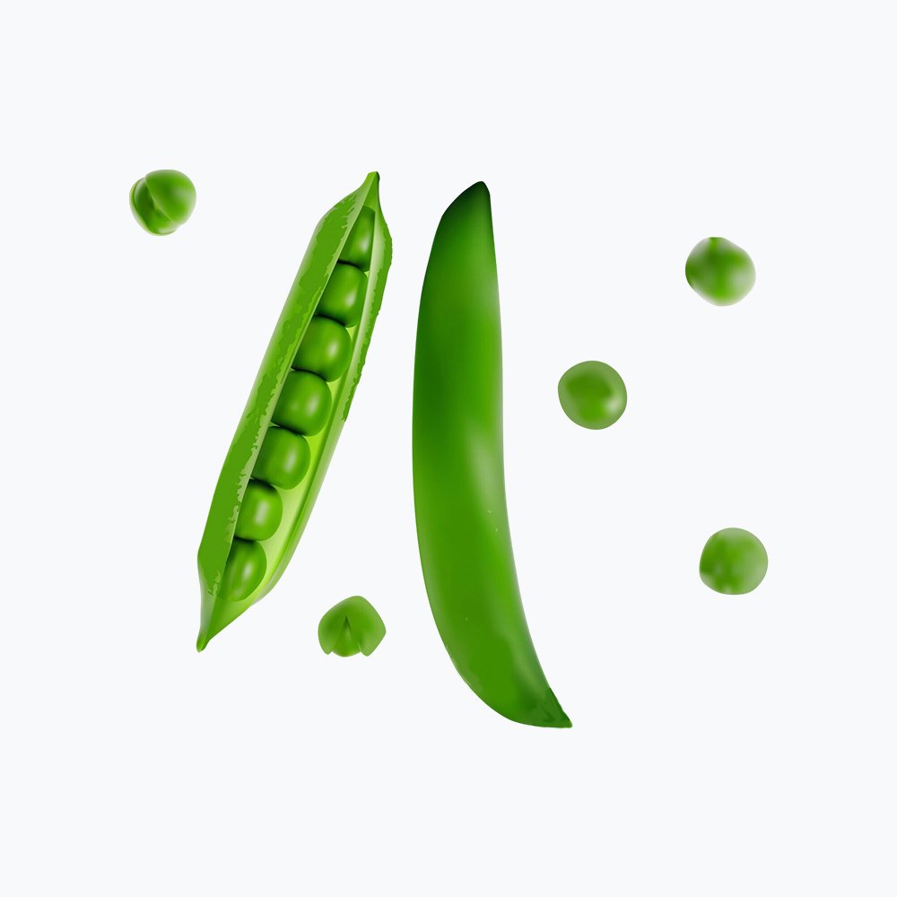 Petits pois frais biologiques