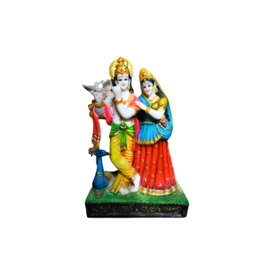 Radha Krishna with Peacock
