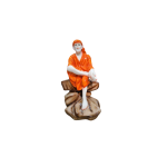 Statue de Sai Baba Sitting on Stone