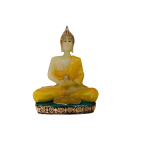 Sitting Buddha statue (yellow robes)