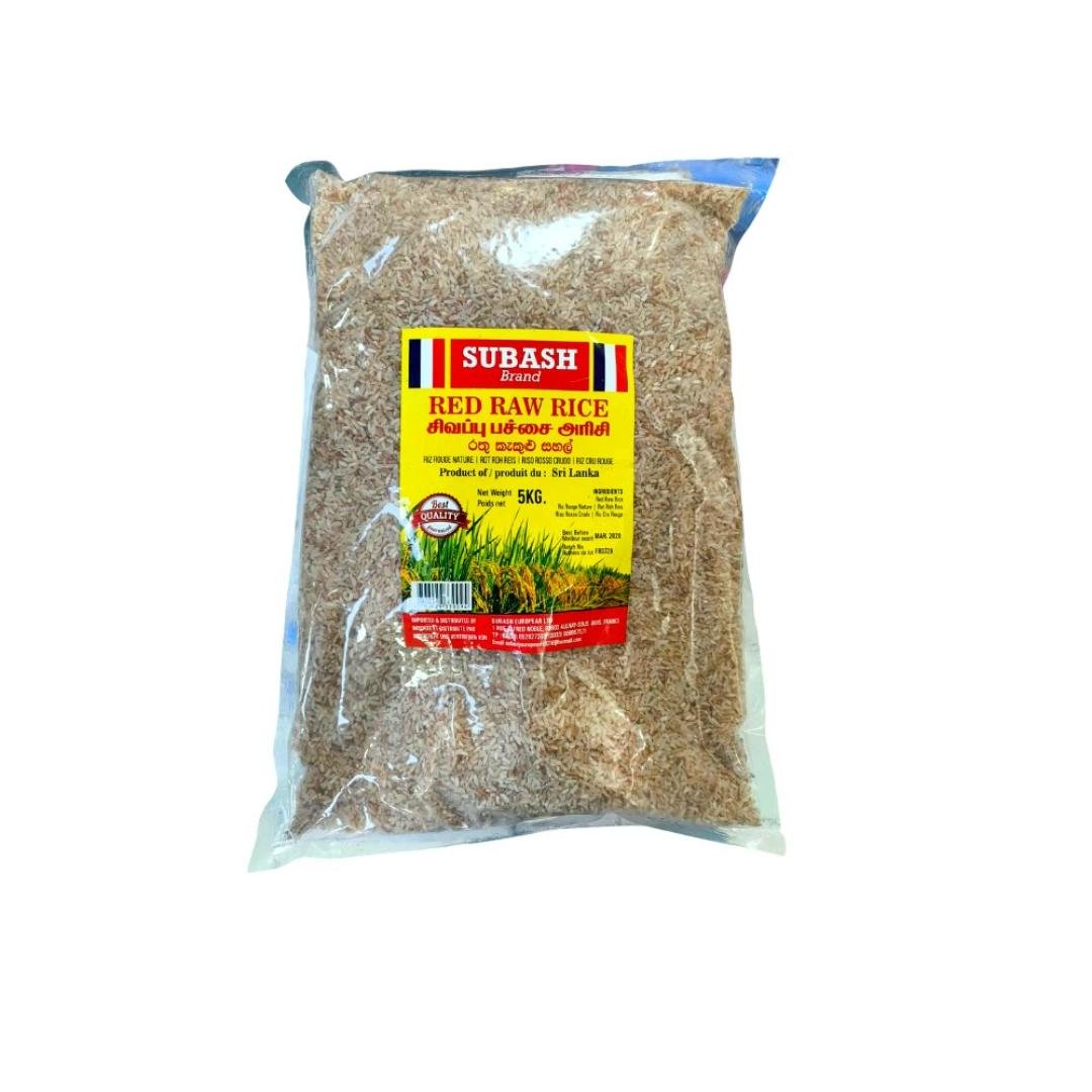 Subash Red Raw Riz 1kg
