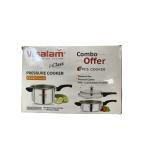 Visalam Combo Offer I-class Pressure Cooker 8.5L (5+3.5)